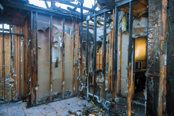 Professional Fire Damage Assessment technician working in Briarcliff, TX